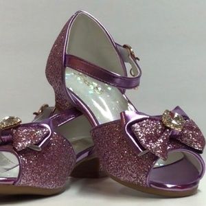 Purple Glitter Heels